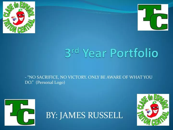 3 rd year portfolio