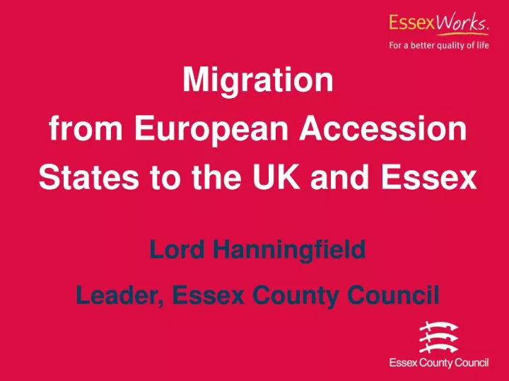 migration from european accession states to the uk and essex