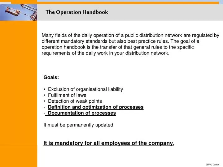 the operation handbook