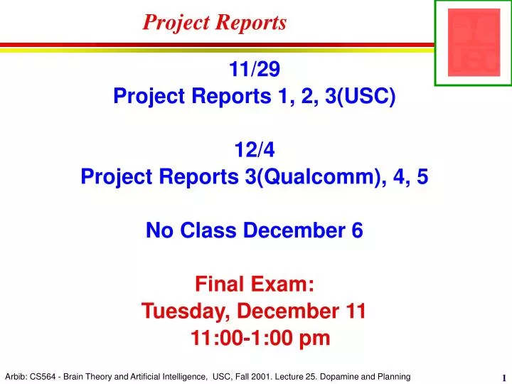 project reports