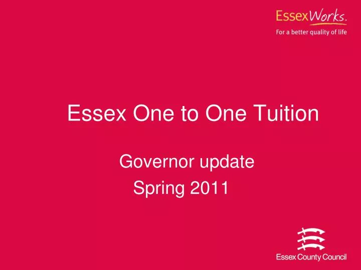 essex one to one tuition