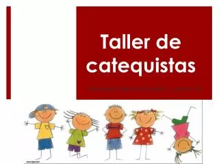 taller de catequistas