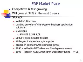 ERP Market Place