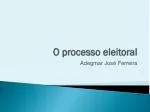 O processo eleitoral - slide 1