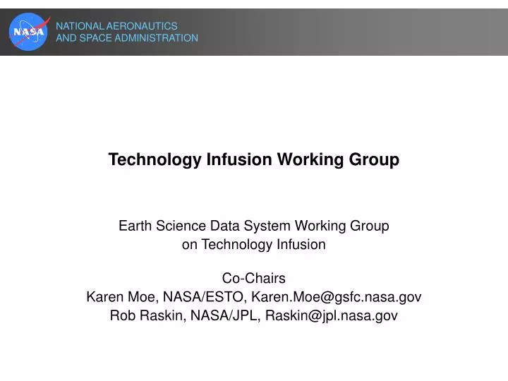 technology infusion working group