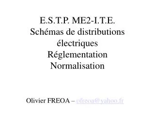 e s t p me2 i t e sch mas de distributions lectriques r glementation normalisation