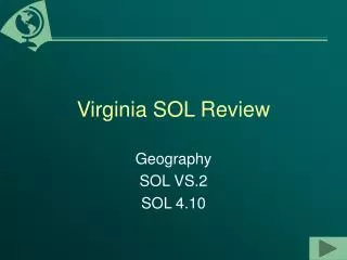 Virginia SOL Review