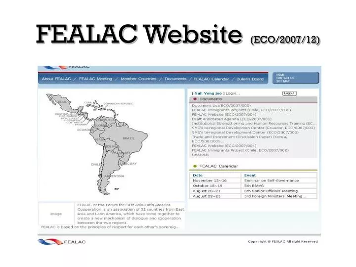 fealac website eco 2007 12