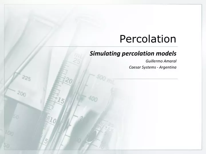 percolation