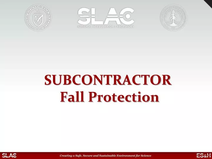 subcontractor fall protection
