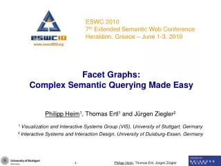 Facet Graphs: Complex Semantic Querying Made Easy