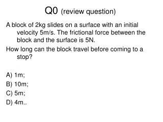 Q0 (review question)