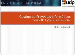 gesti n de proyectos inform ticos sesi n n 1 qu es un proyecto