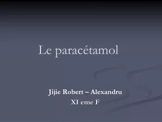 le parac tamol