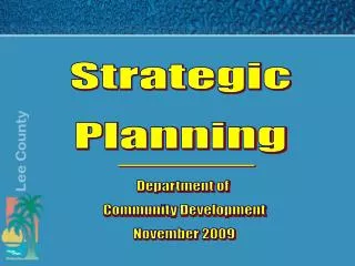 Strategic Planning