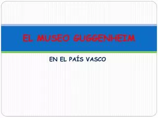 el museo guggenheim