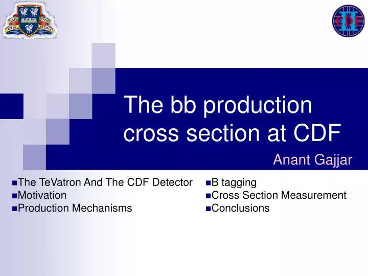 the b b production cross section at cdf