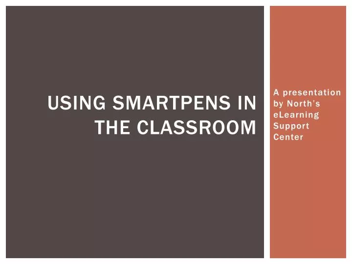 using smartpens in the classroom