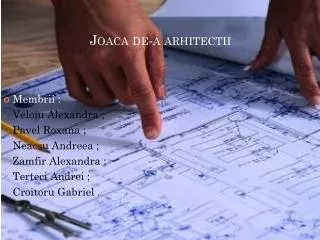 joaca de a arhitectii