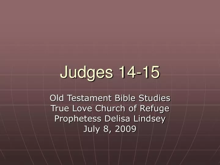 judges 14 15