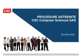 procedure astreinte csc computer sciences sas