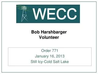 Bob Harshbarger Volunteer