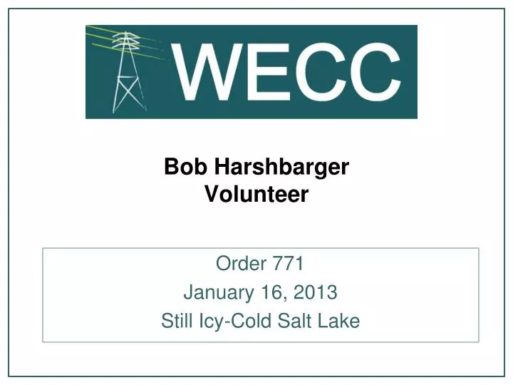 bob harshbarger volunteer