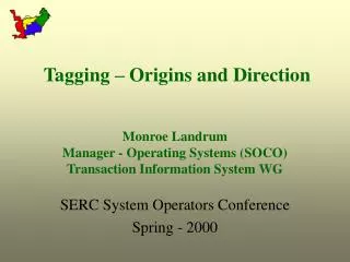 SERC System Operators Conference Spring - 2000