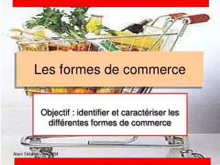 les formes de commerce