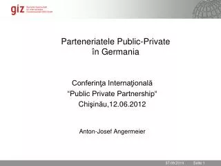 parteneriatele public private n germania