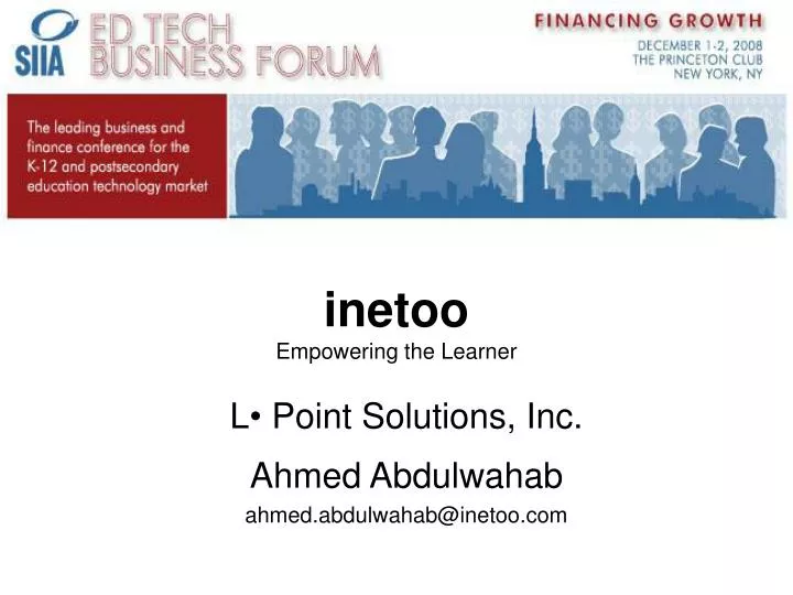 inetoo empowering the learner