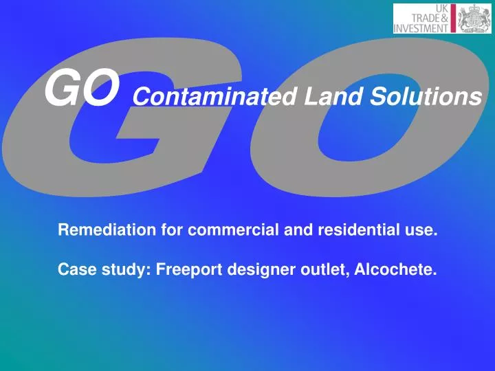 go contaminated land solutions