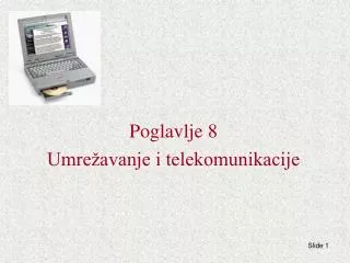 poglavlje 8 umre avanje i telekomunikacije