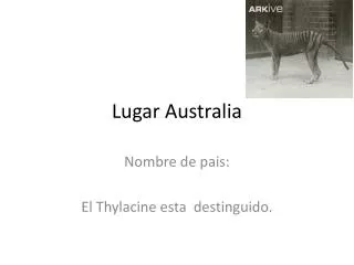 lugar australia