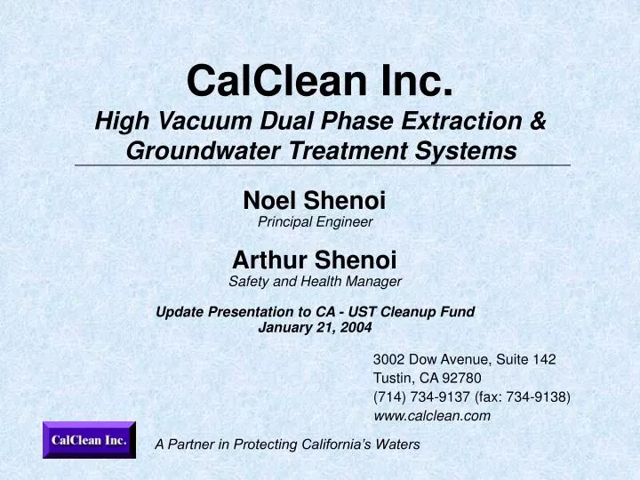 calclean inc high vacuum dual phase extraction groundwater treatment systems