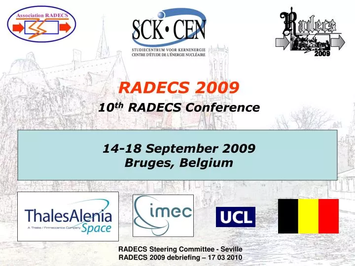radecs 2009 10 th radecs conference