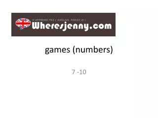 games ( numbers )