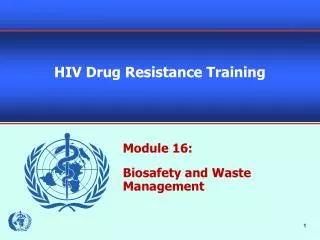 HIV Drug Resistance Training