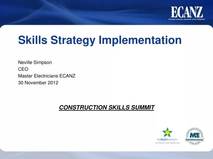 skills strategy implementation