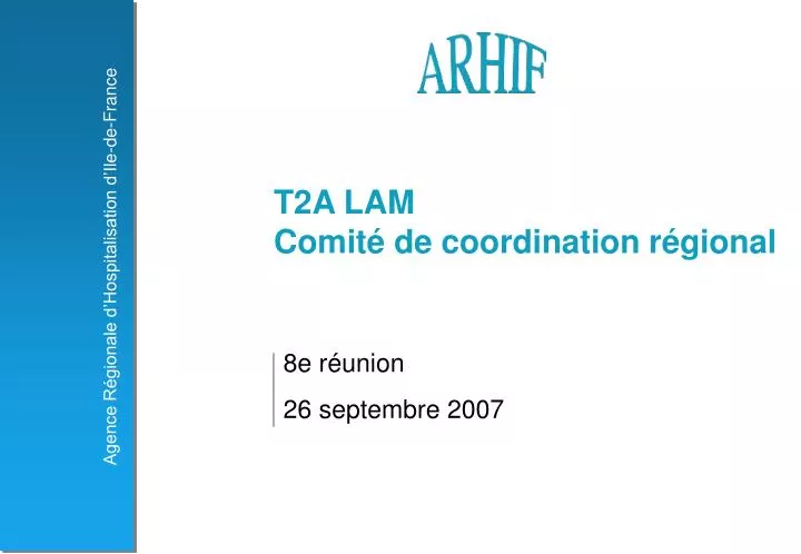 t2a lam comit de coordination r gional