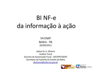 bi nf e da informa o a o