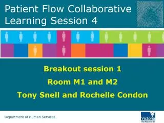 Patient Flow Collaborative Learning Session 4