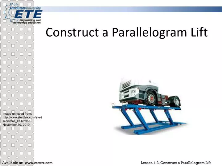 construct a parallelogram lift