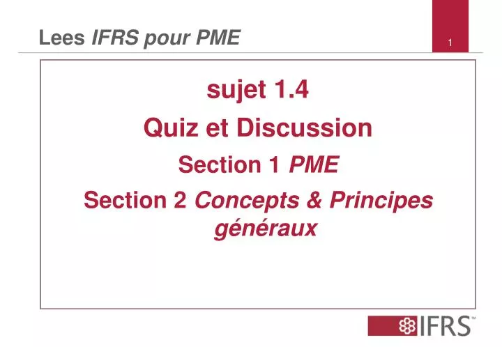 lees ifrs pour pme