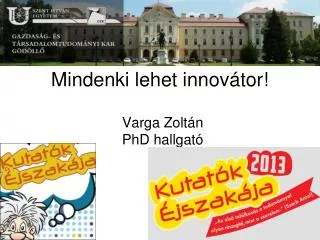 mindenki lehet innov tor