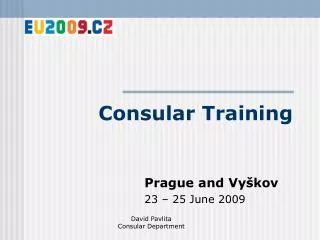 Consular Training