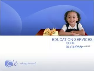 EDUCATION SERVICES