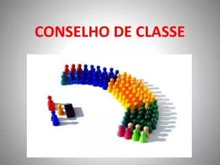 conselho de classe