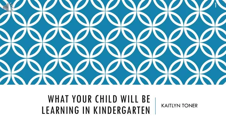 what your child will be learning in kindergarten