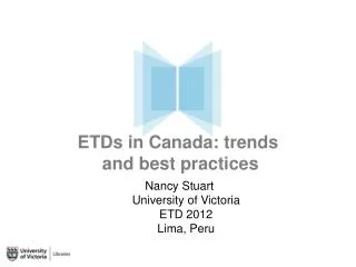 ETDs in Canada: trends and best practices